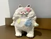 ペンキを浴びた猫