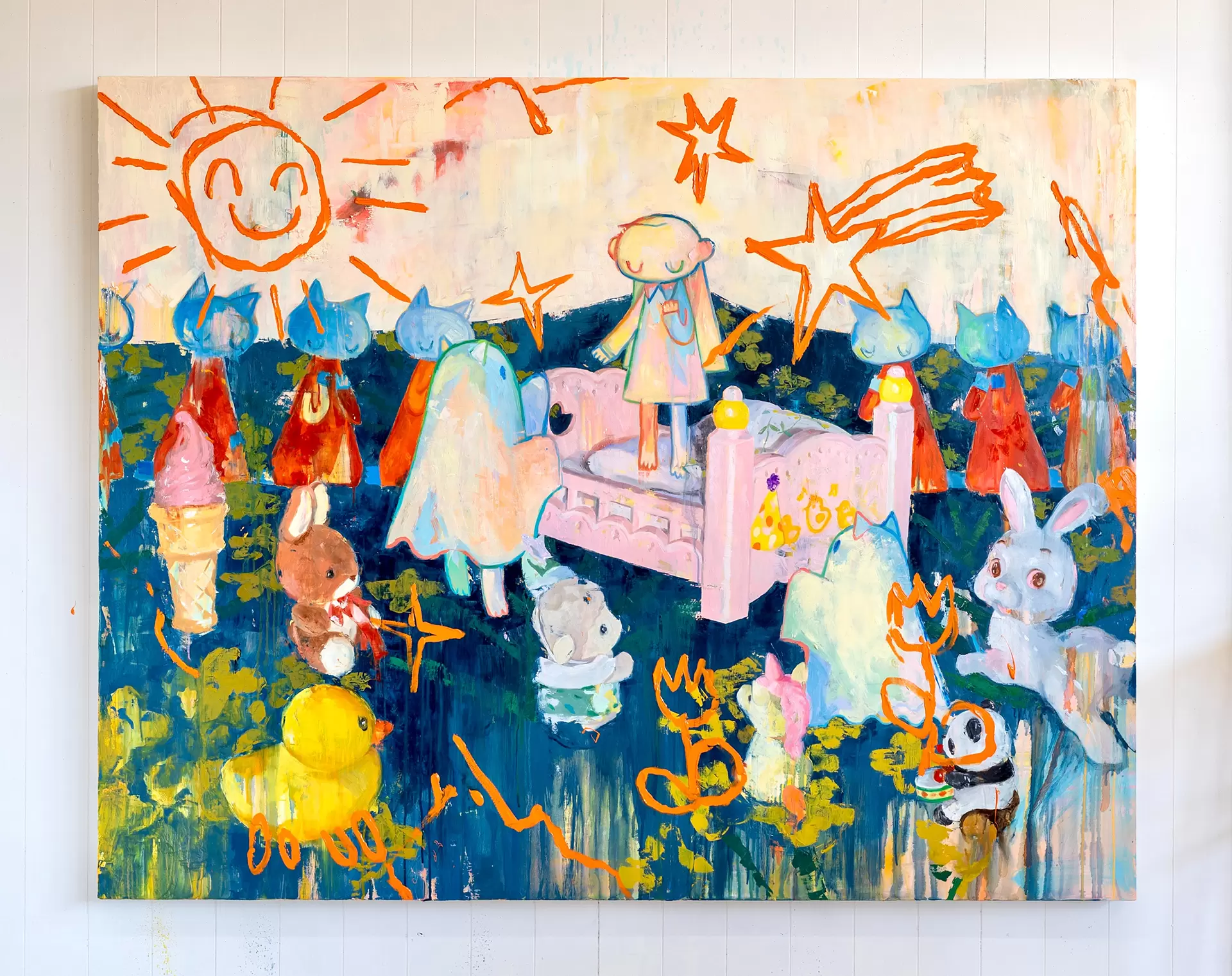 ほてはまたかしさん絵画 ぼくたちが生まれる前の話。 by タカハシマホ | 現代アートの販売