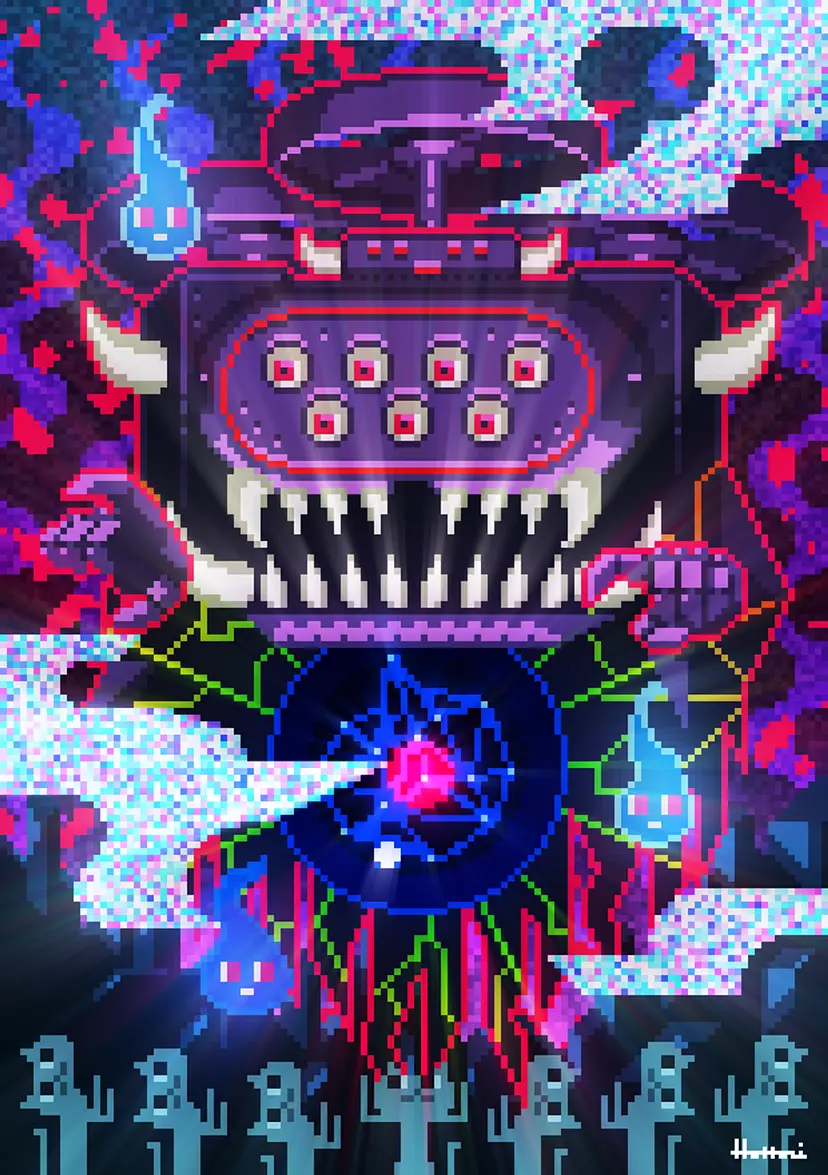 Technological-Happy-Daemon by 服部グラフィクス