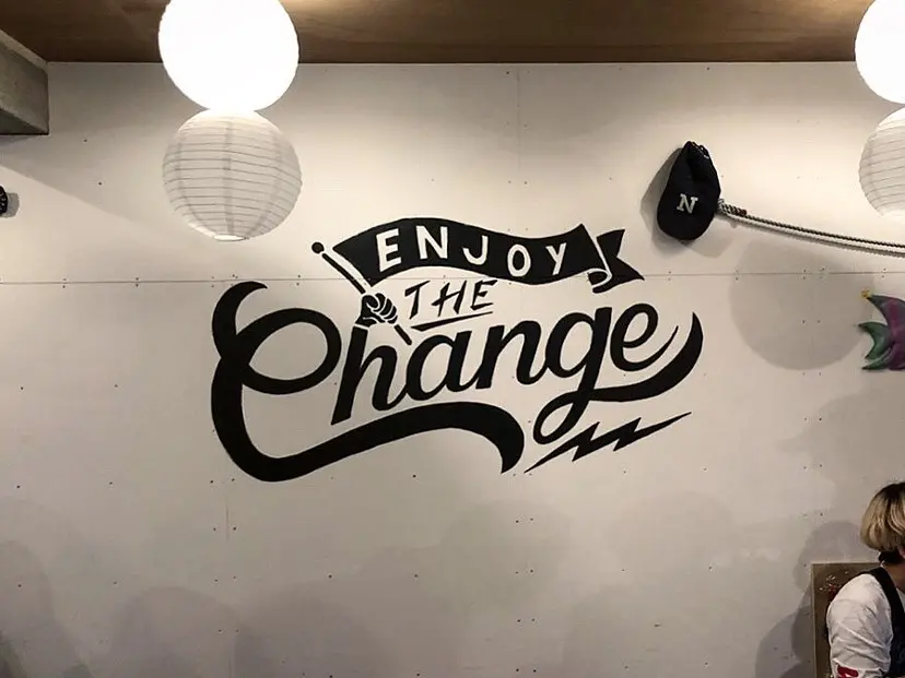 ENJOY THE CHANGE by Teppei Ando / AND THROUGH DESIGN