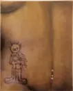 Devil on tummy