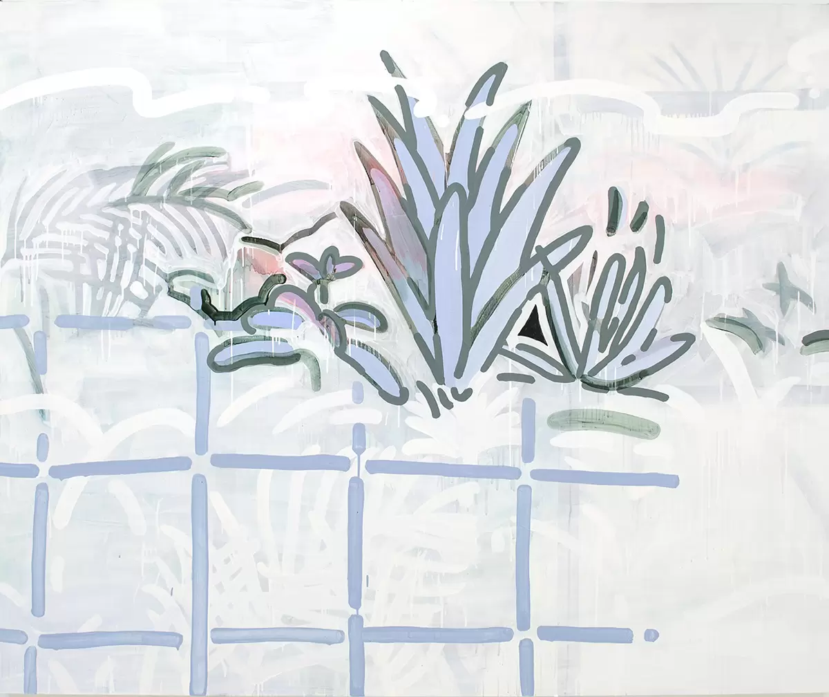 Plants and Curtains by the Window