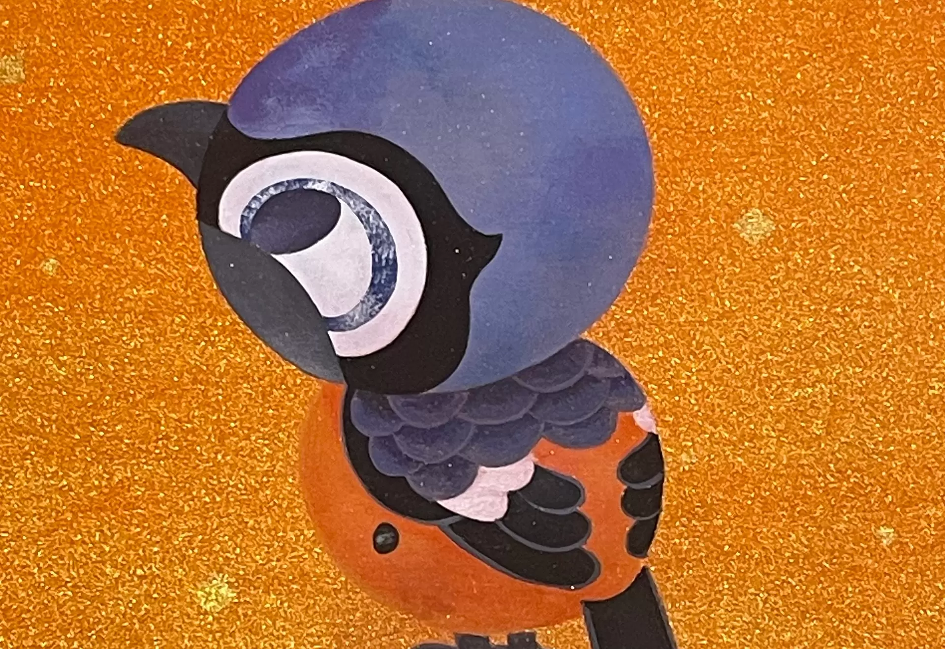 常鶲舞利鳥図 by 志水 堅二 | Online art store for contemporary art