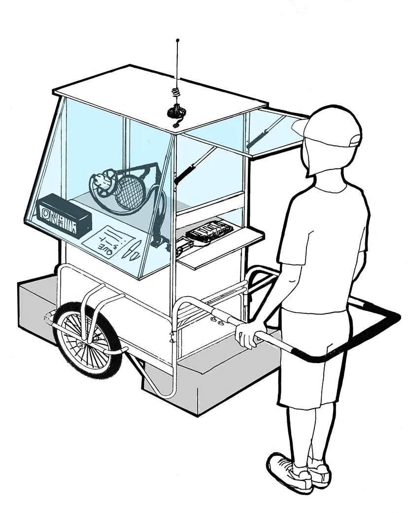 超ローカル情報発信！モバイルミニＦＭラジオステーション　The mobile mini-FM Station by Naomi Yamaguchi
