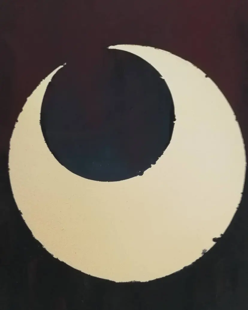 Moon in Purple Night by Connor Lawless