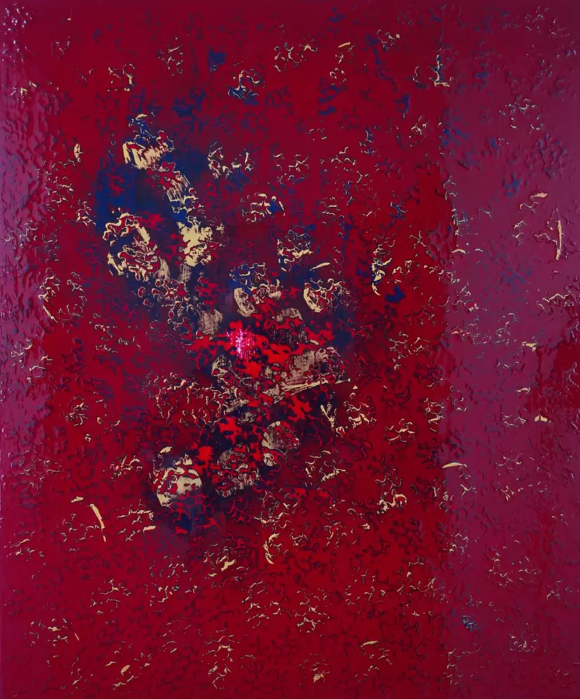 abstract person #7 by MANABU KISHIMOTO