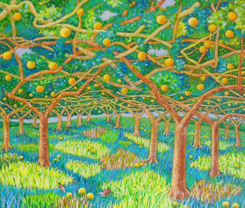 はり絵 竹と鳥デザイン　べっこう Watanabe Seitei 渡辺省亭 - Picture Album of Birds and