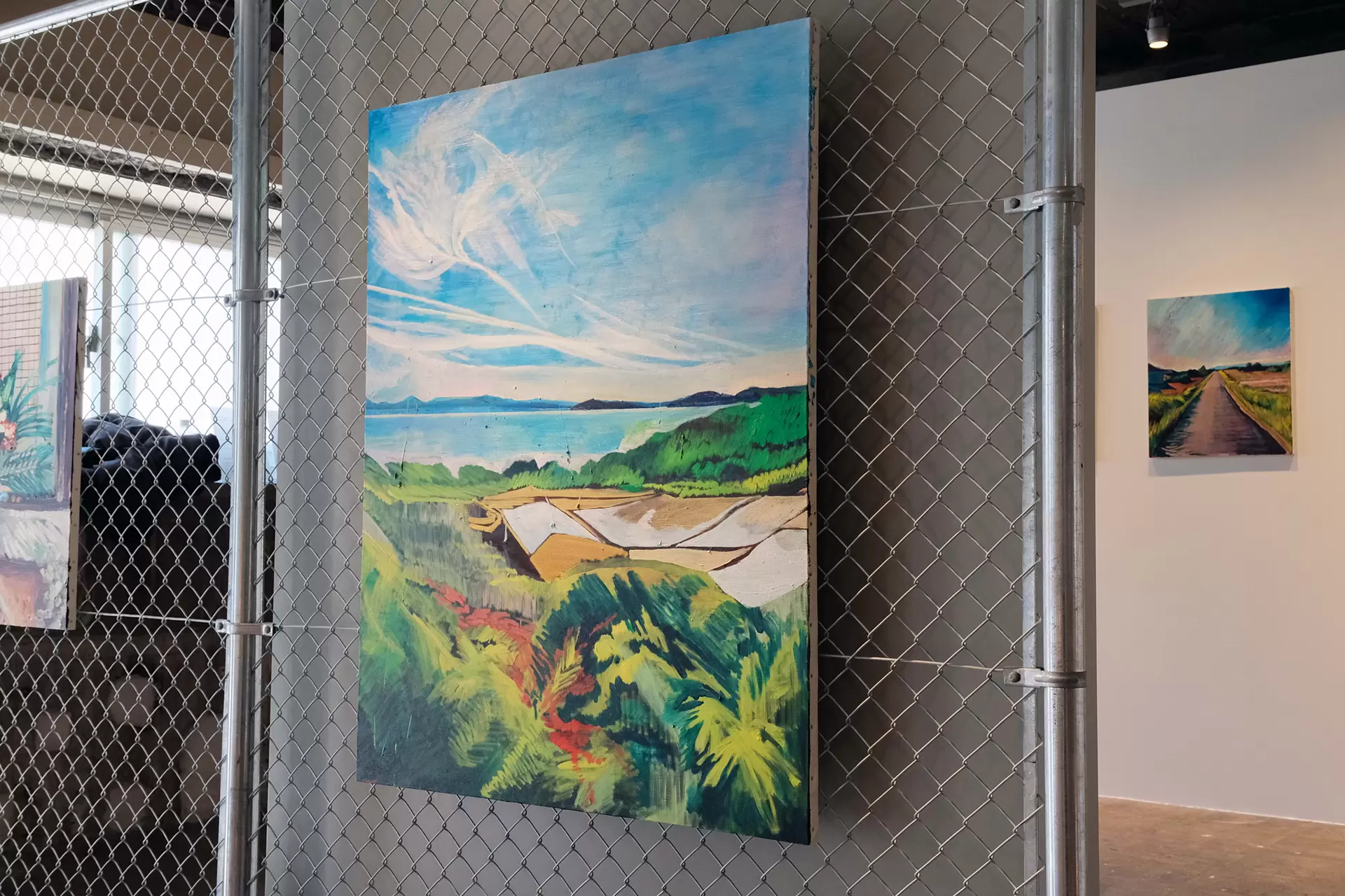 油絵 絵画 【真夏の田んぼ】 絵画 HR 通販 16406207｜Creema