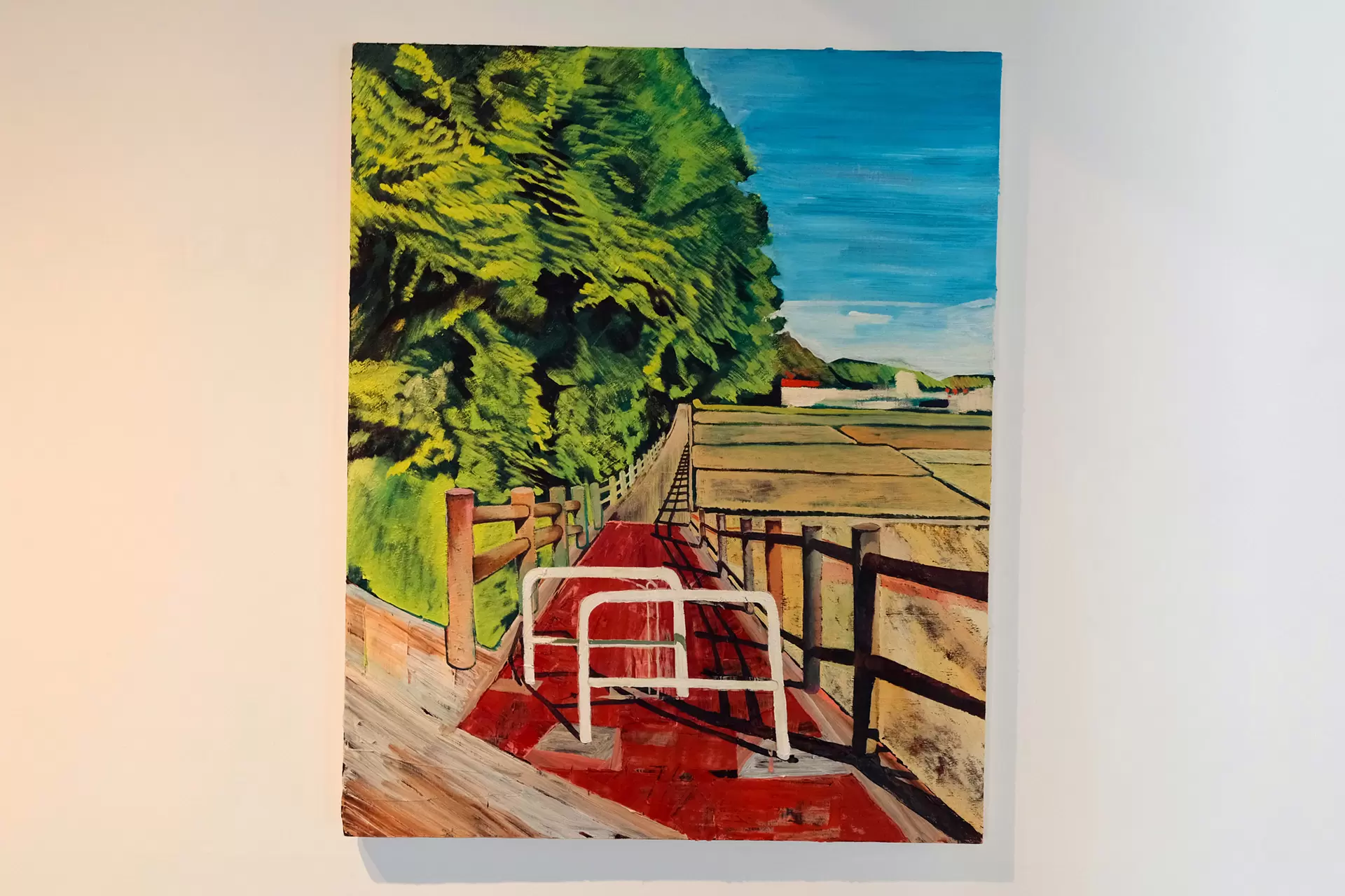 畑がある風景の一本道（国立市） by 深澤雄太 | 現代アートの販売