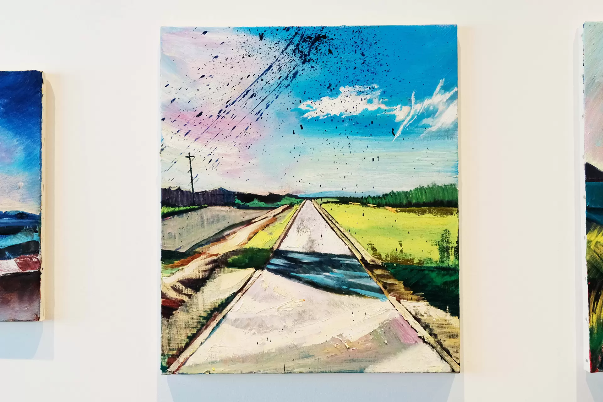 絵画 MONDAY 多摩川沿いにある一歩道 by 深澤雄太 | 現代アートの販売・通販