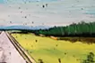 多摩川沿いにある一歩道