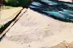 多摩川沿いにある一歩道
