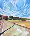 影が落ちる何でもない風景(国立市)