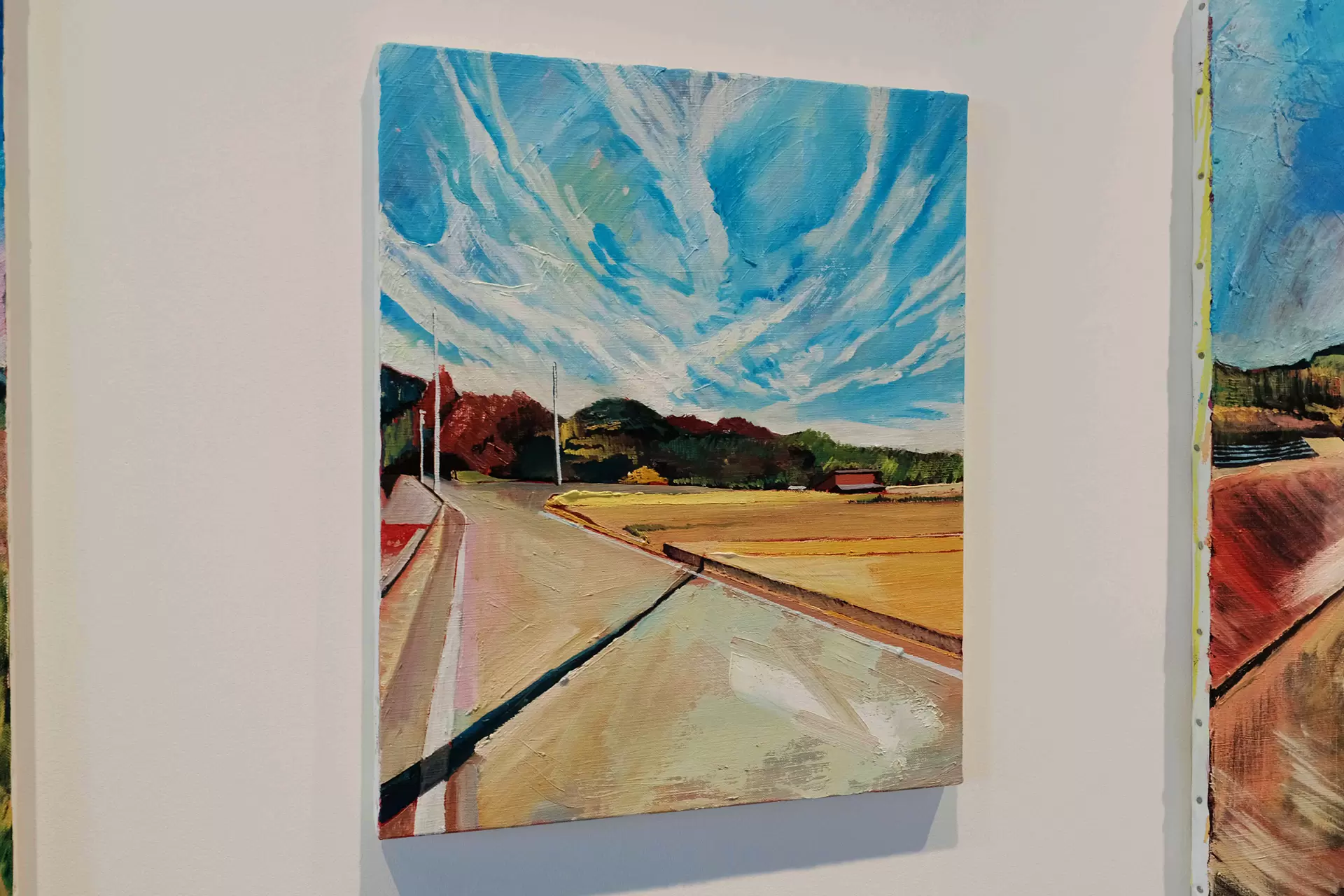 ふーか絵画3点 影が落ちる何でもない風景（国立市） by 深澤雄太 | 現代アートの販売