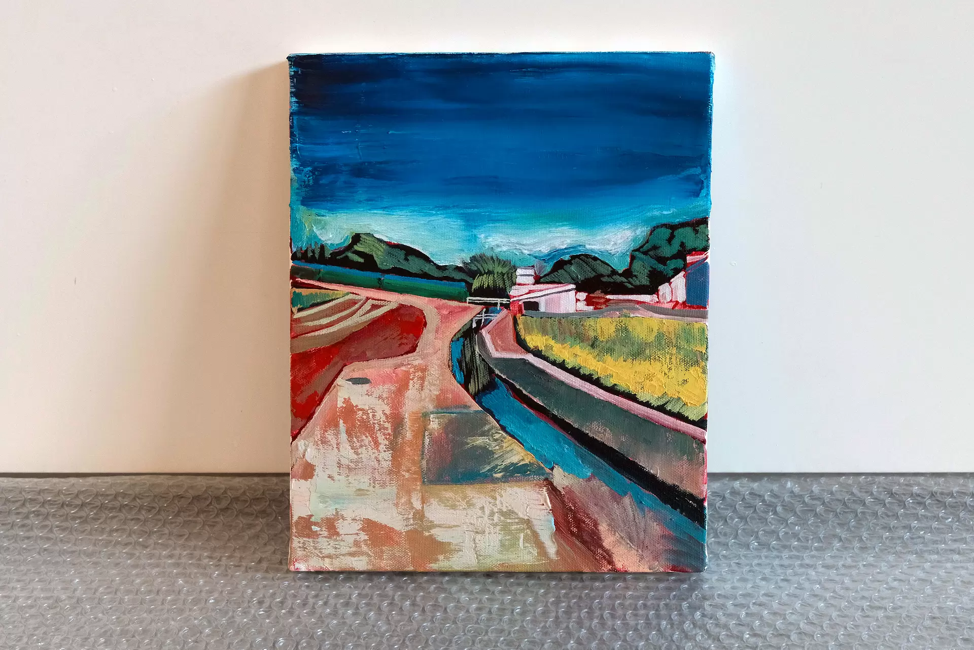 水路がある何でもない風景（国立市） by 深澤雄太 | 現代アートの販売