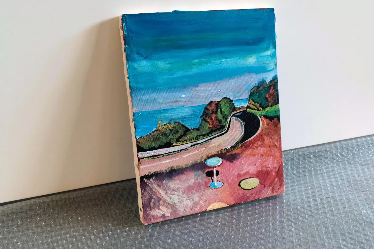 曲がりくねる道路と見晴らし（豊島） by 深澤雄太 | 現代アートの販売