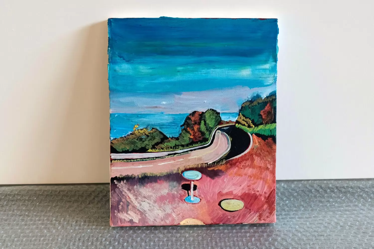 曲がりくねる道路と見晴らし（豊島） by 深澤雄太 | 現代アートの販売