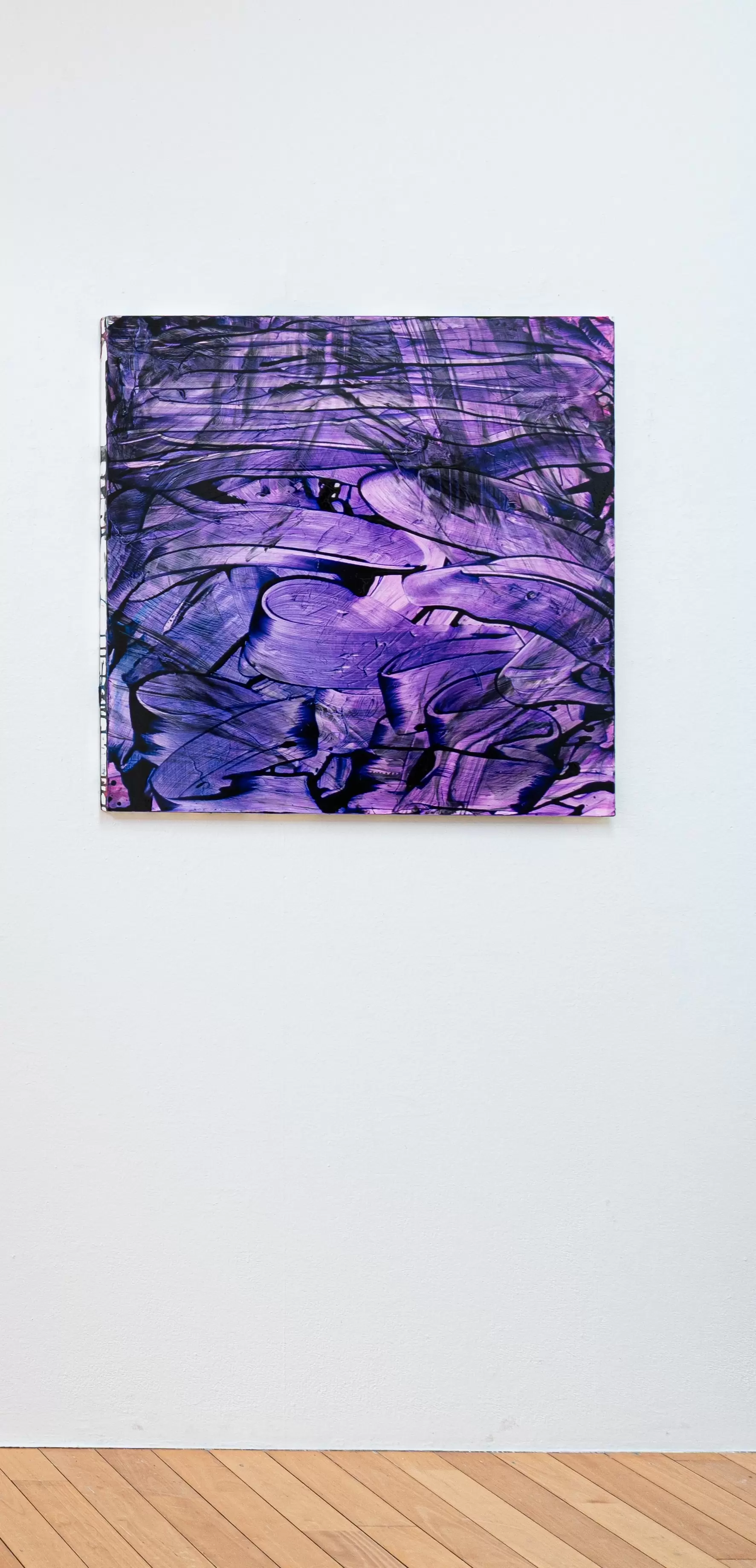 青紫の筆触 by 横島 剛 | 現代アートの販売・通販 | ArtSticker