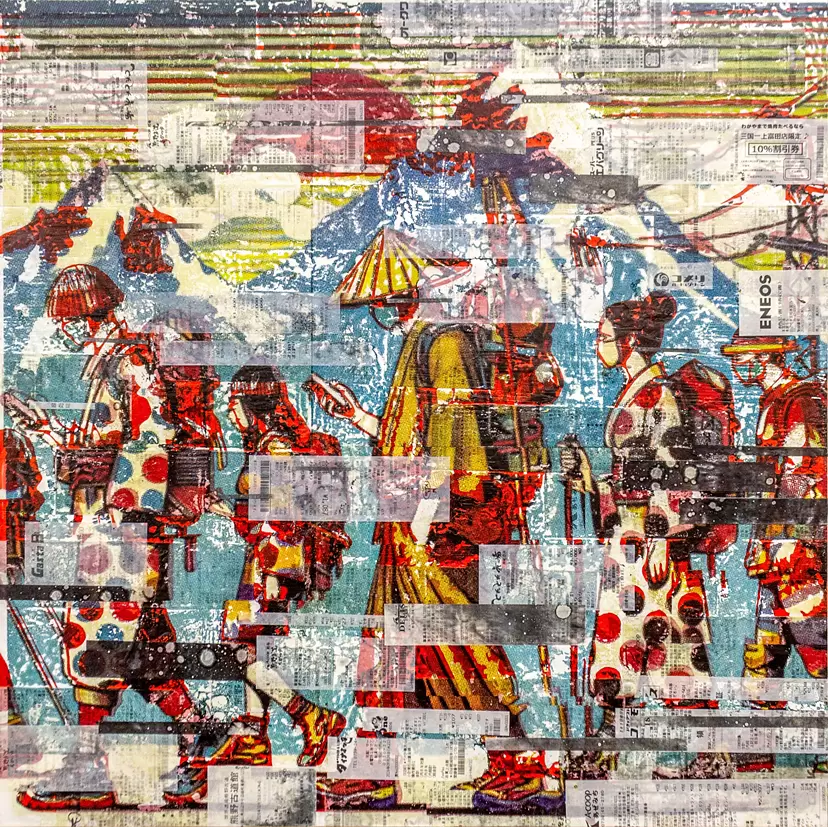 Pixel and the pilgrims revisited #1 by VIKI