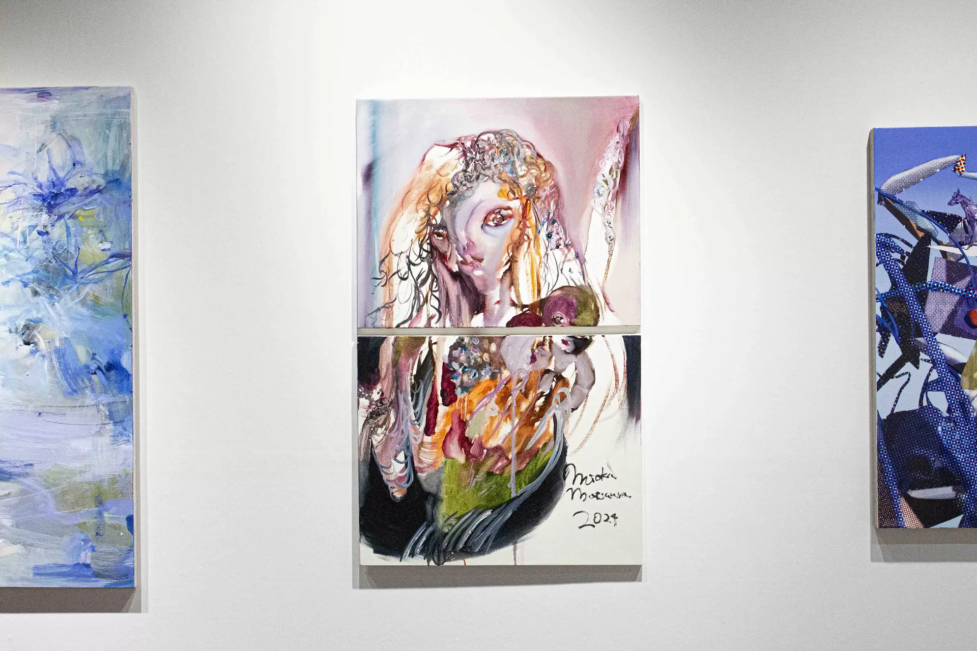 ○milk 末永く cocoa様専用 Miracleフォービズム 絵画原画＋チャーム