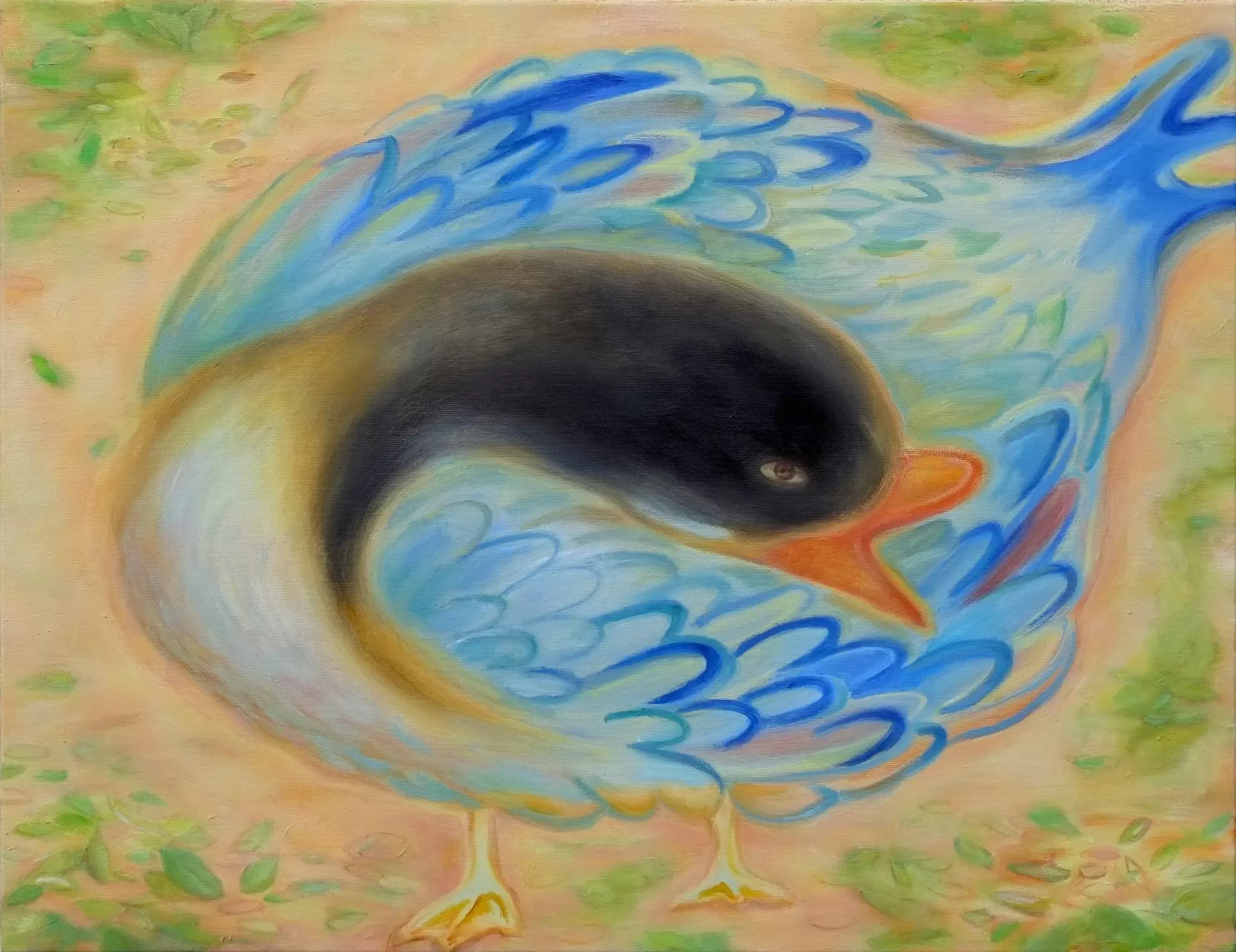 『僕の叫び』アート　美術品　貼り絵　一点物 ムンク アートポストカード 叫び | hmm, by 東京都美術館