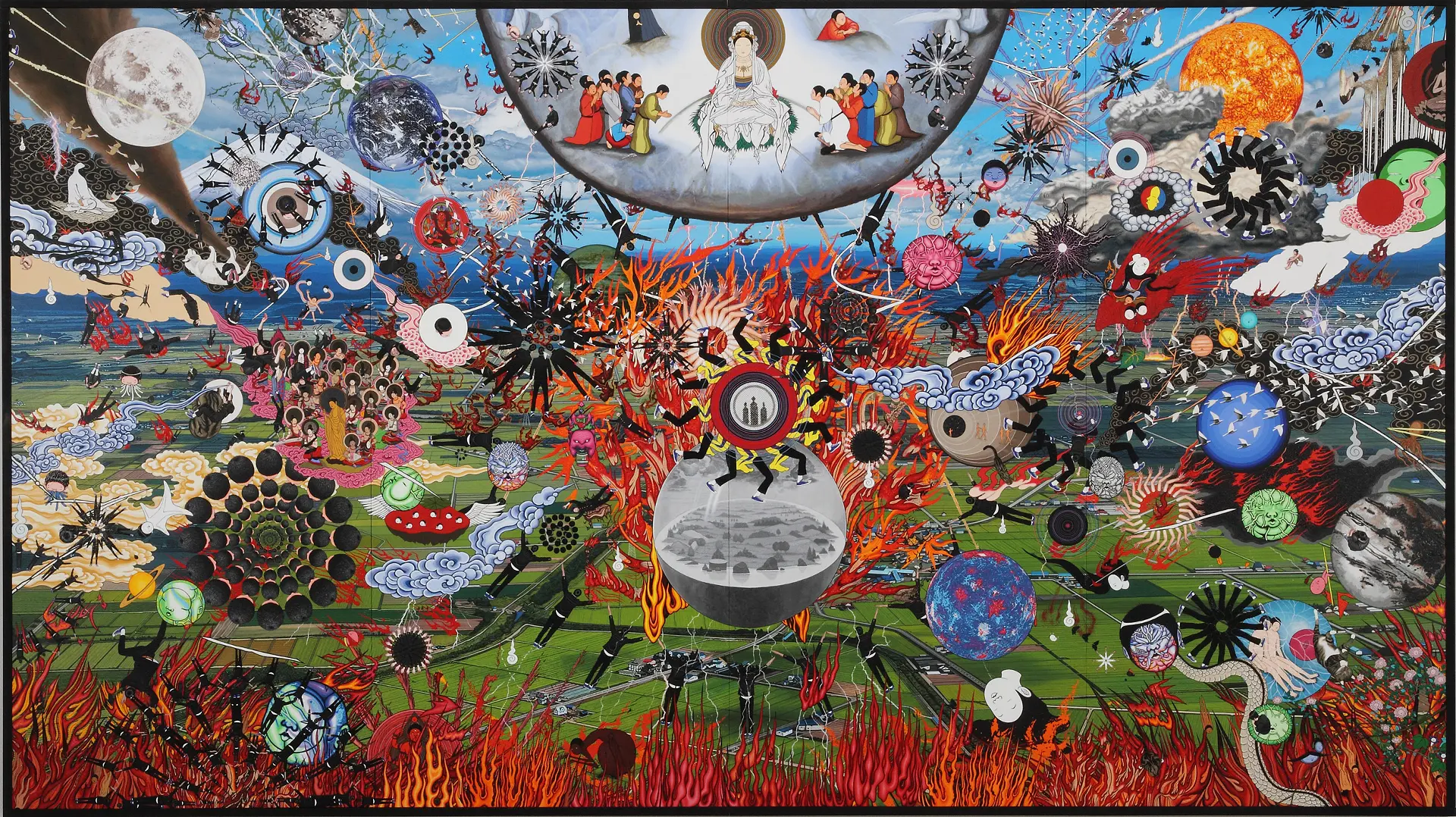 絵画 Earth 天地図 Heaven and Earth by 山本竜基 | ArtSticker