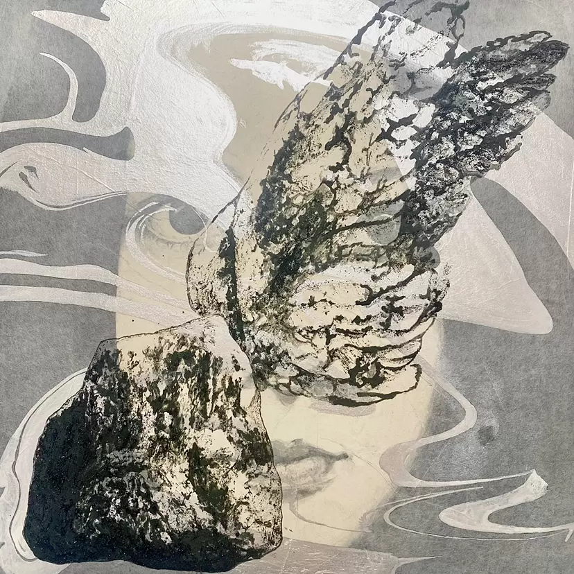 絵画 Portrait Obscure portrait 08Obscure portrait 08|渡部真衣Uzuki Watanabe