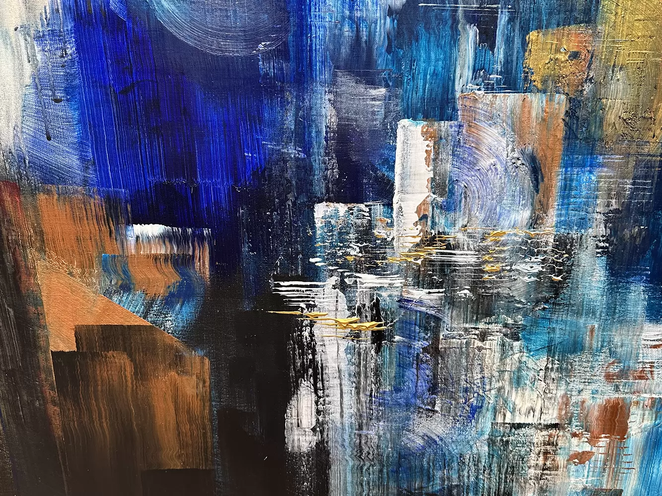 夢の交差点 渋谷芸術祭 入選 アクリル画 絵画 インテリア イラスト 原画 夢の交差点 渋谷芸術祭 入選 アクリル画 絵画 インテリア