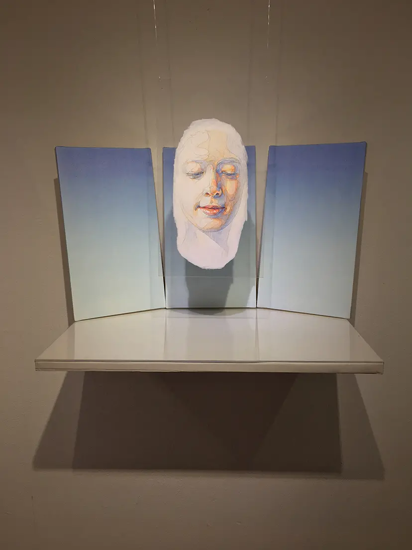 背景（空）／ レイヤー（Icon）／ 床（グリッド線）