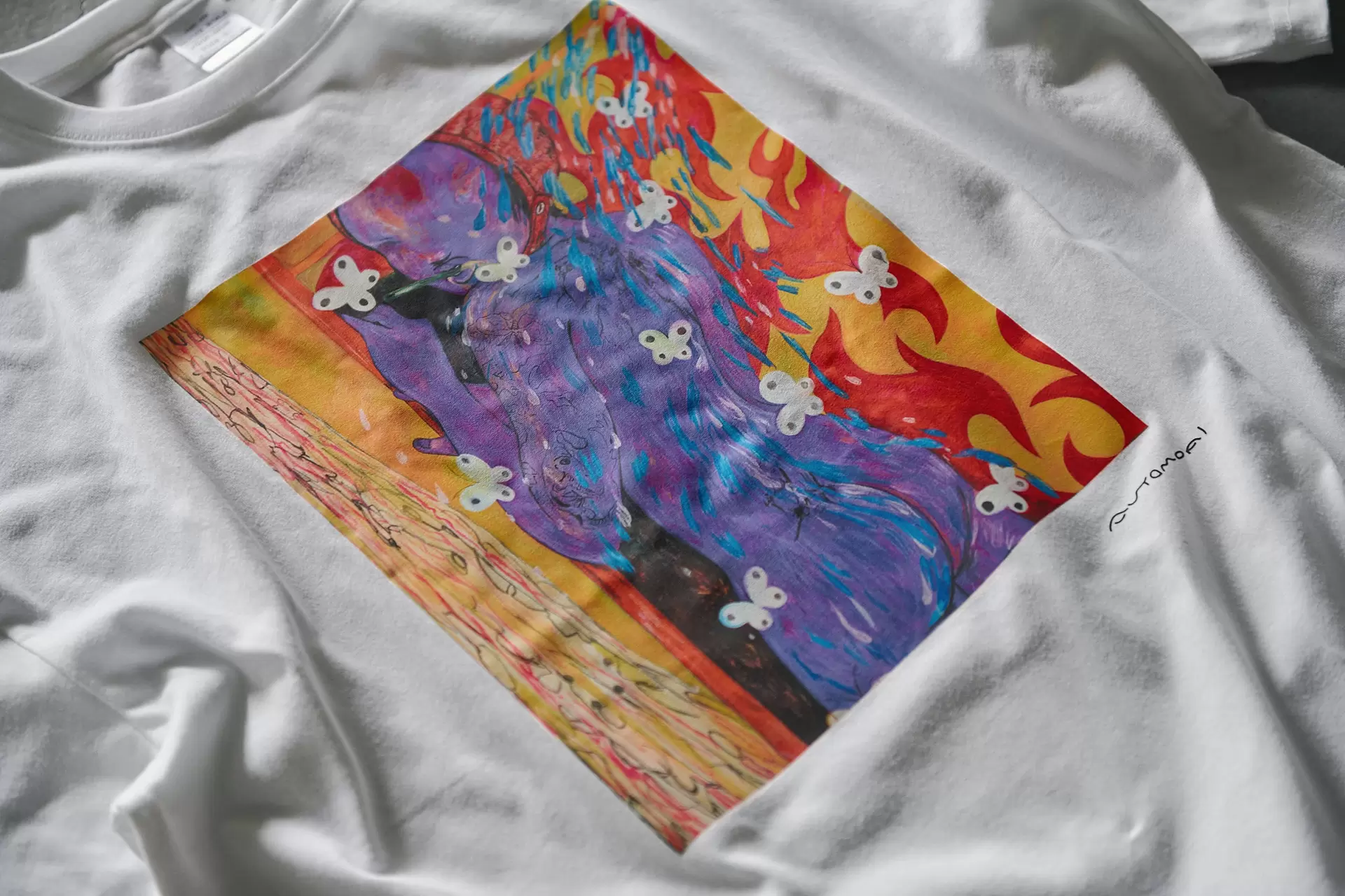 Lサイズ【オートモアイ×Tokyo 8分】Tシャツ by オートモアイ | 現代