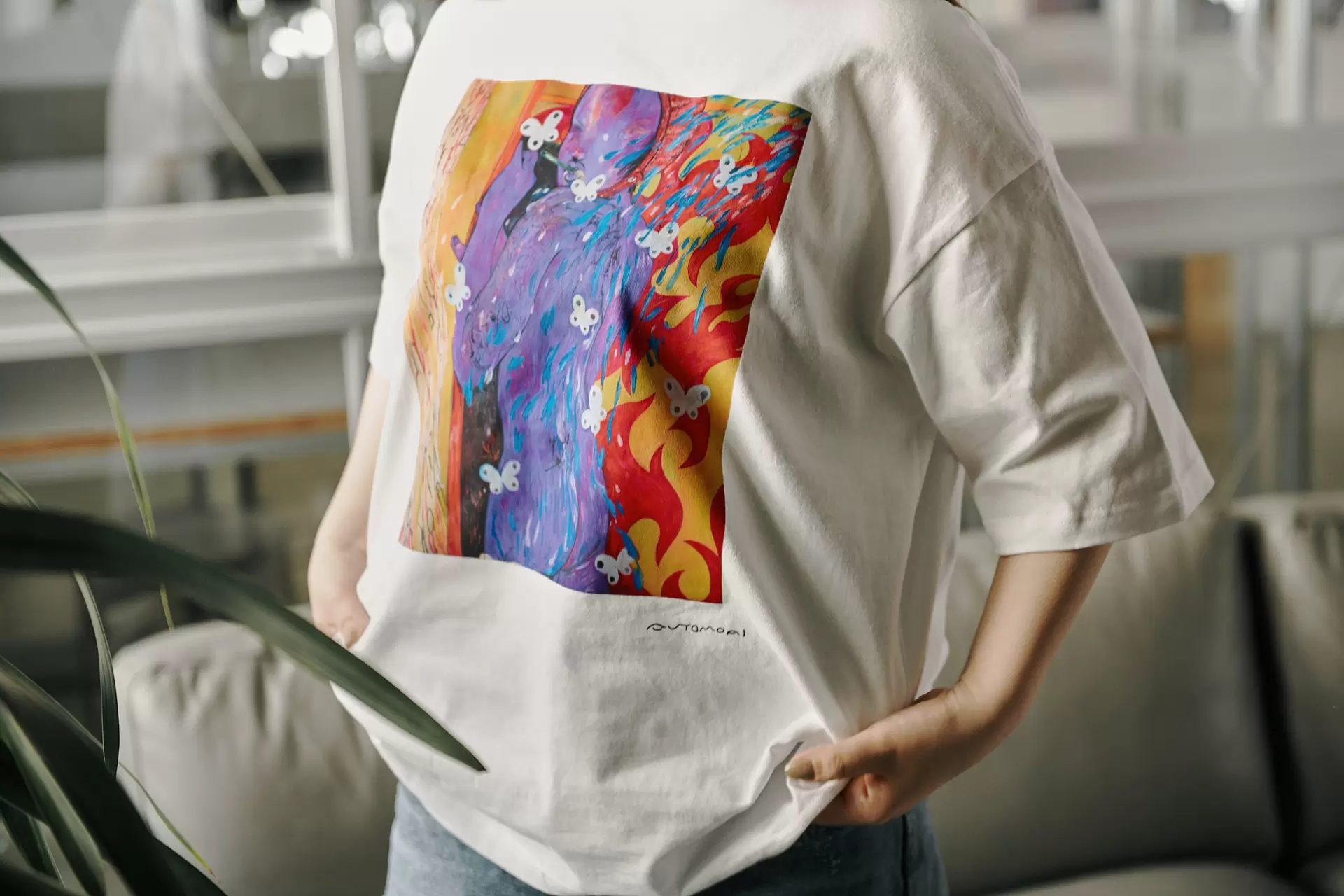 Lサイズ【オートモアイ×Tokyo 8分】Tシャツ by オートモアイ