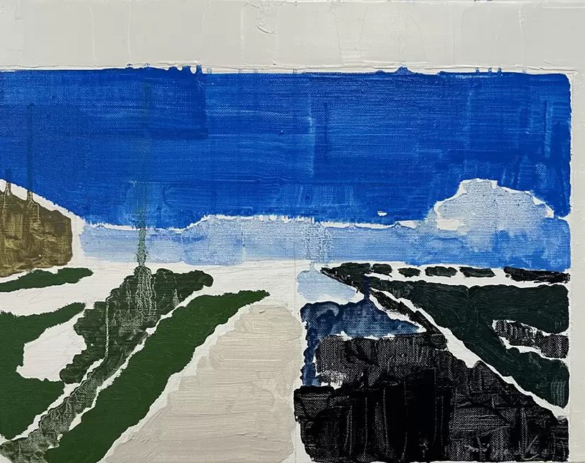 Landscape  by Toshio Miyaoka