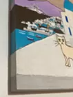 ミコノスと青い海とネコ 