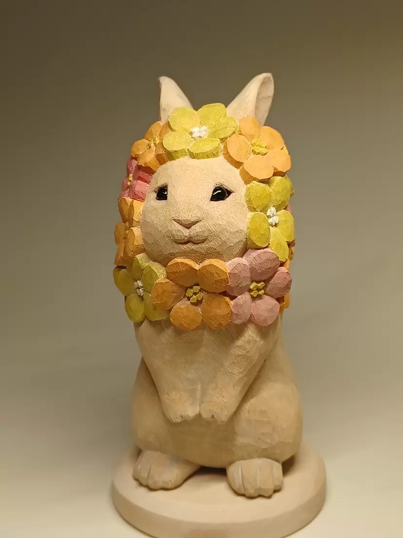 花咲けるウサギ by 山岡 紀文 | 現代アートの販売・通販 | ArtSticker