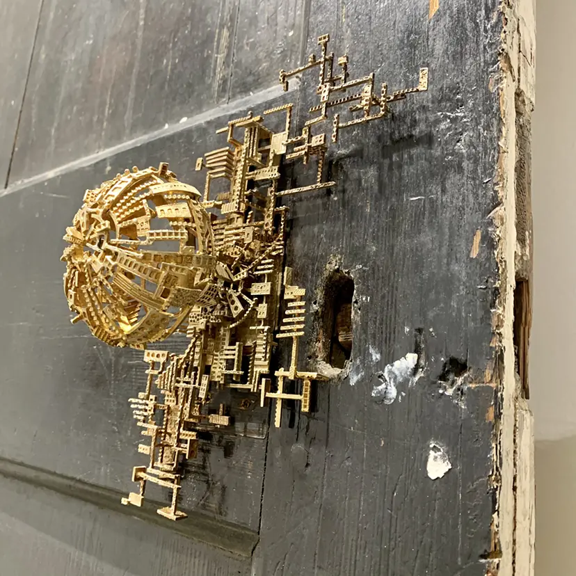 door knob by Ayako Kuno