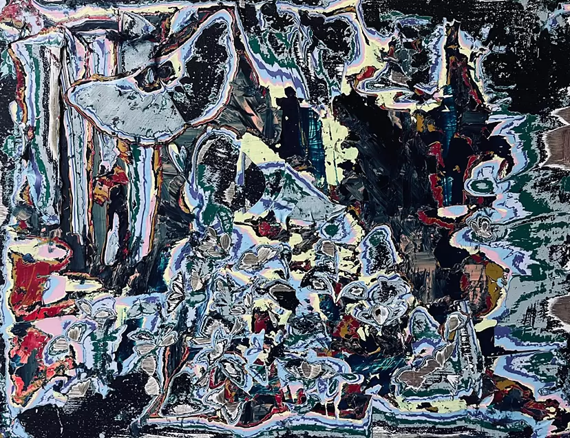 平林美奈子 絵画作品 「和」 ミクストメディア P30号のご購入は