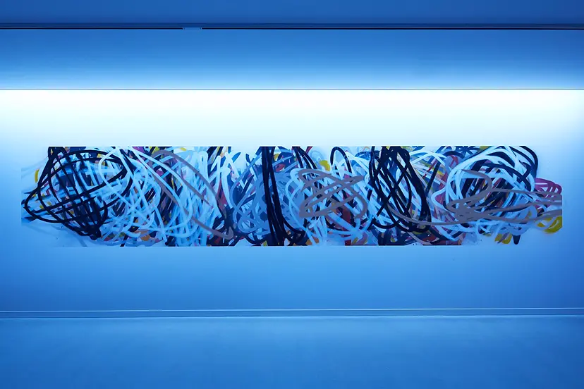 Untitled Drawing #4 (by a Device for “Graffiti”) by やんツー