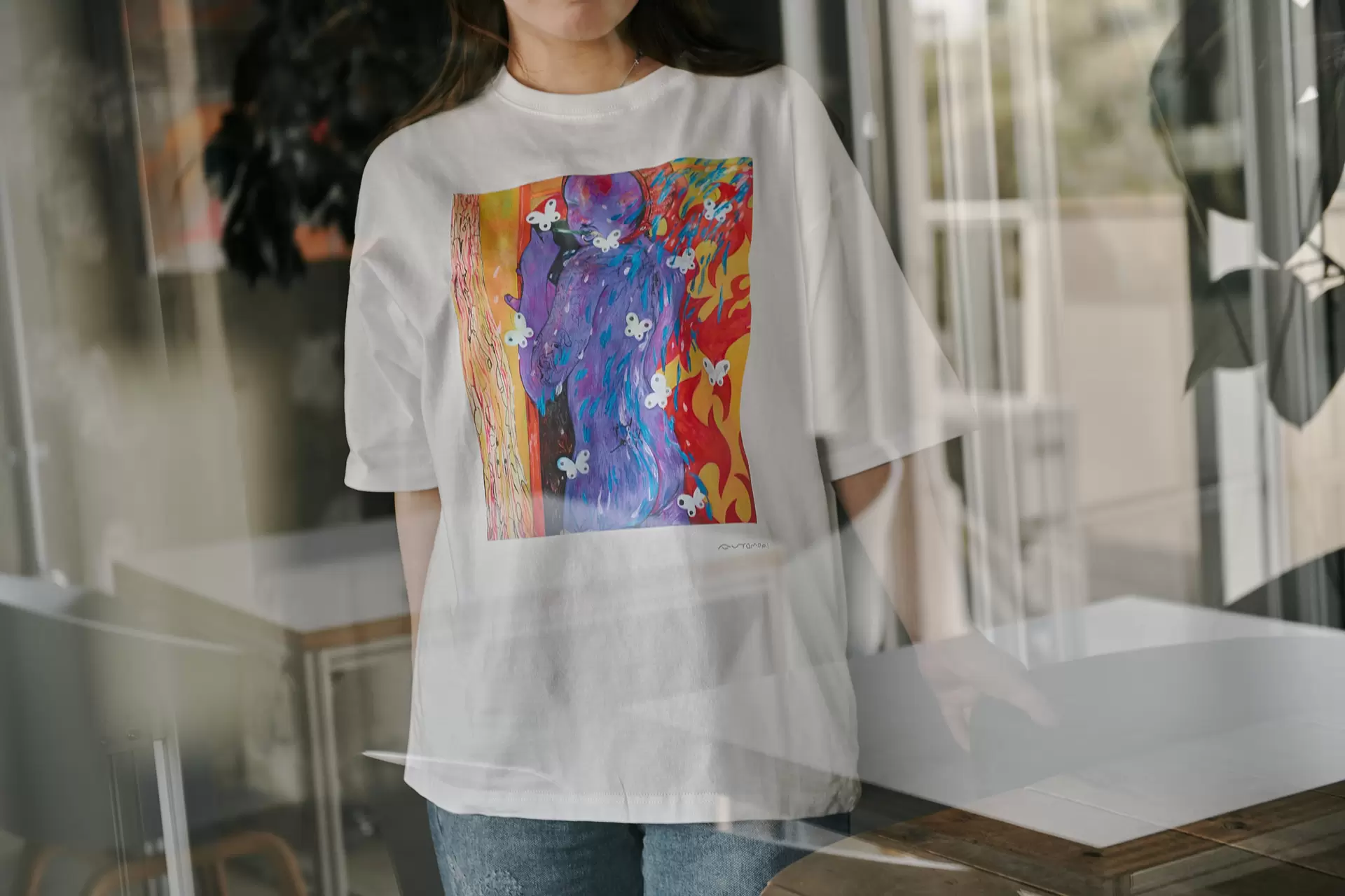 Mサイズ【オートモアイ×Tokyo 8分】Tシャツ by オートモアイ | 現代