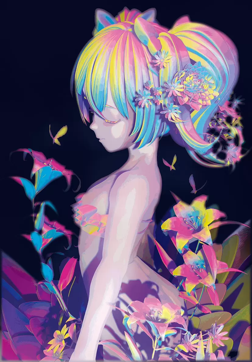 イーダ・ヴァリッキオ 「野花のたたずまい」75/200 リトグラフ ONOTAKU Artworks | Online art store for contemporary art