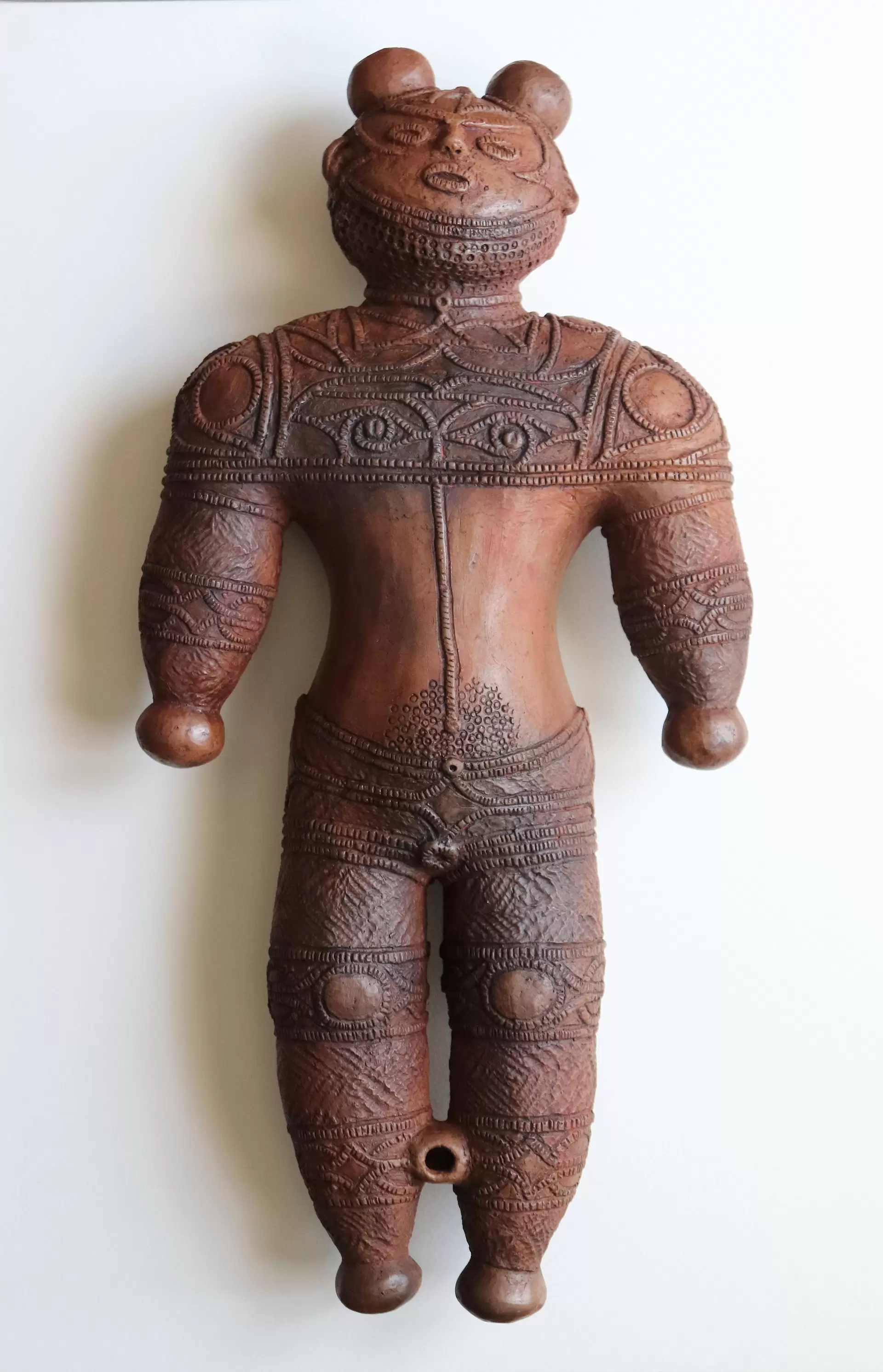 中空土偶復元模造（北海道函館市著保内野遺跡） by 松山 賢 | 現代