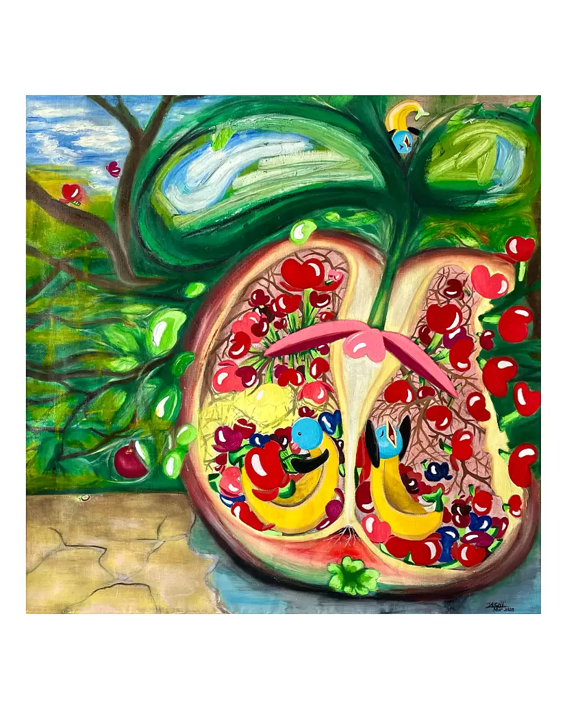 Rooster 黄 by タイチコンドー | 現代アートの販売・通販 | ArtSticker, image size:828x1035