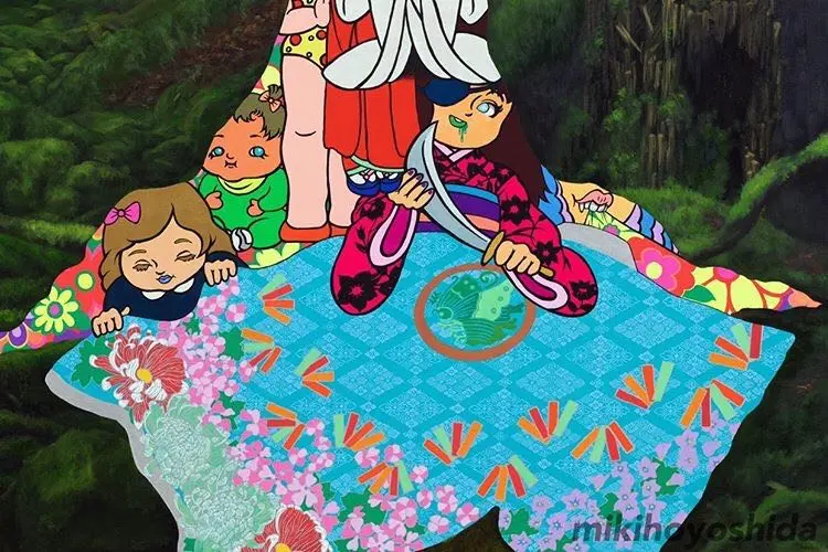 狸庵RS」 松山武司 作 加賀蒔絵 月に木賊蒔絵 中次 「共箱・