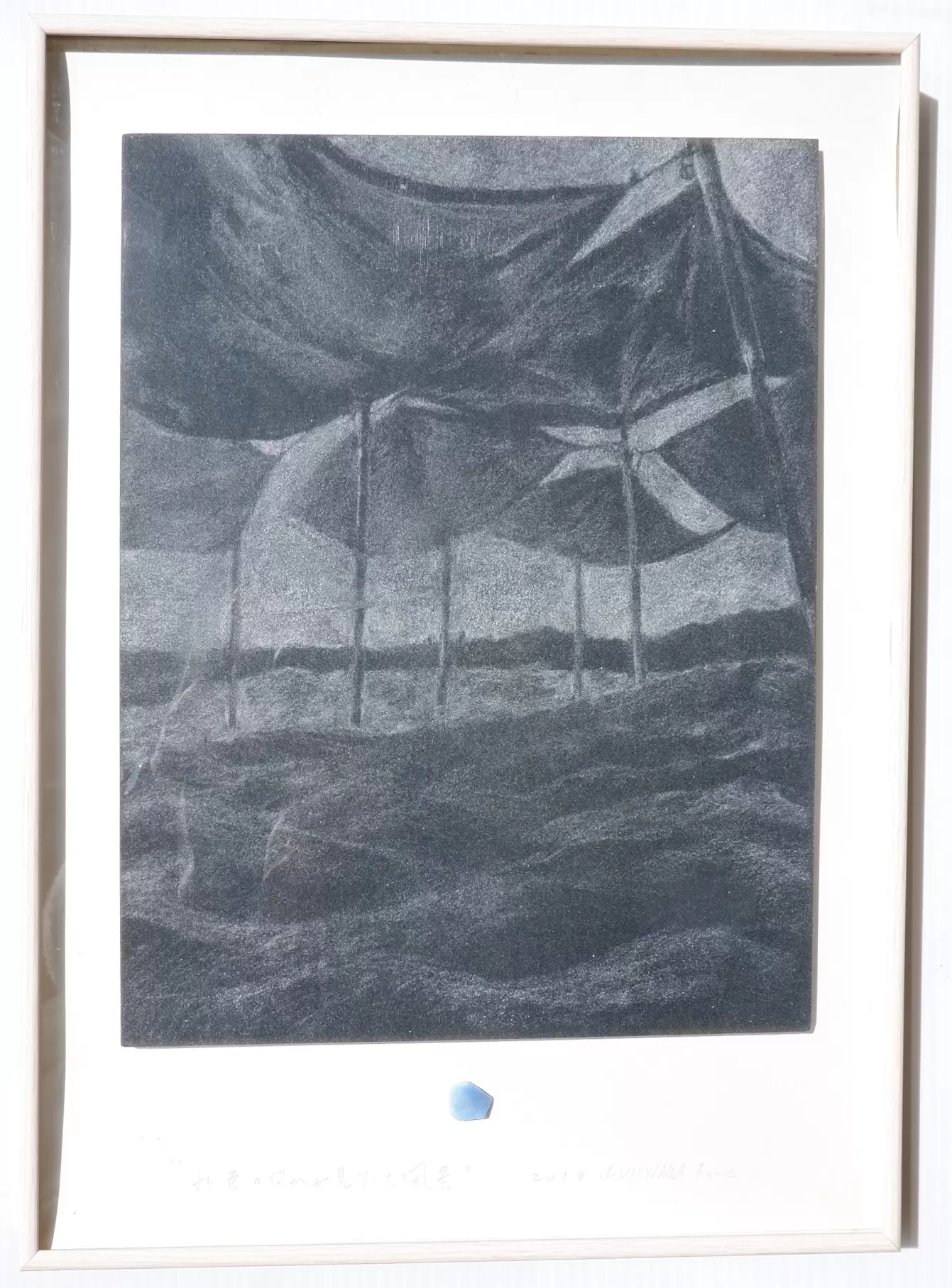 水色の何かが見ていた風景 by 藤原史江 | 現代アートの販売・通販