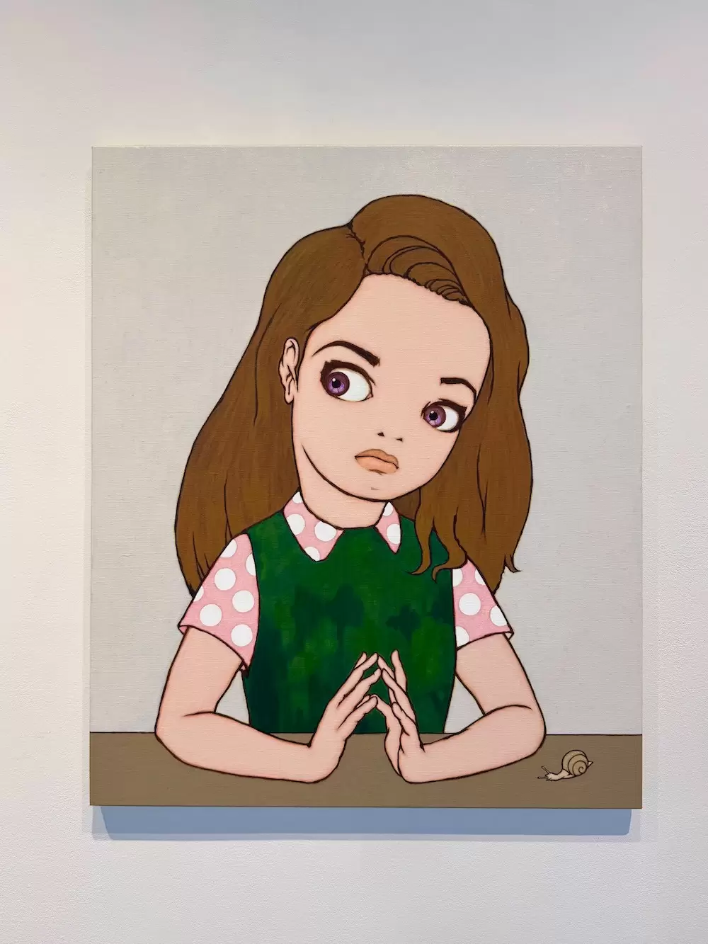 世界が終わる前に（Purple Eyes） by アンタカンタ | 現代アート