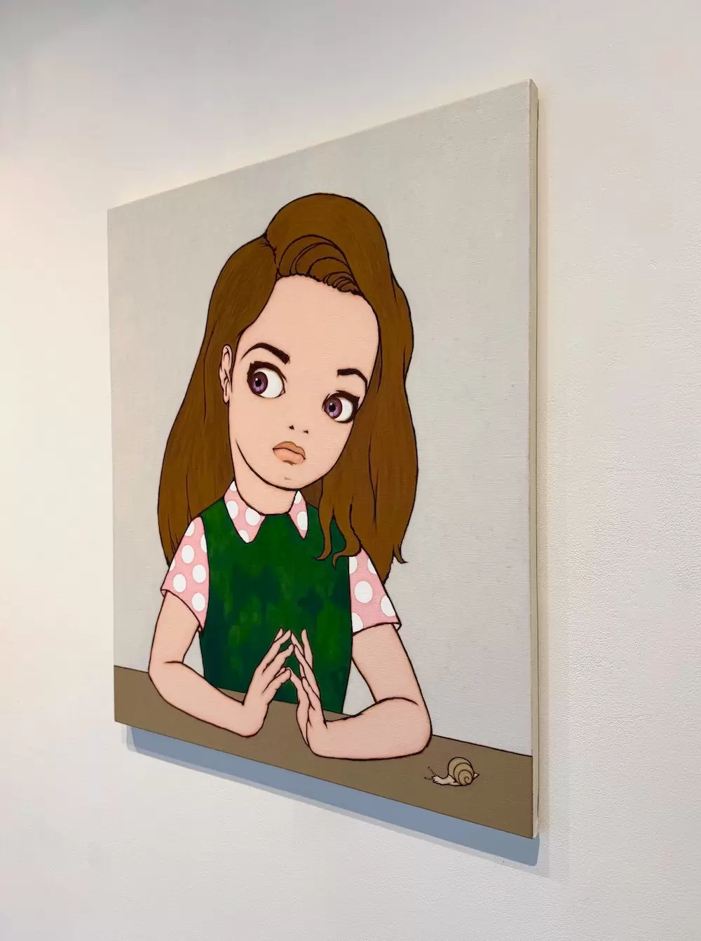 世界が終わる前に（Purple Eyes） by アンタカンタ | 現代アート