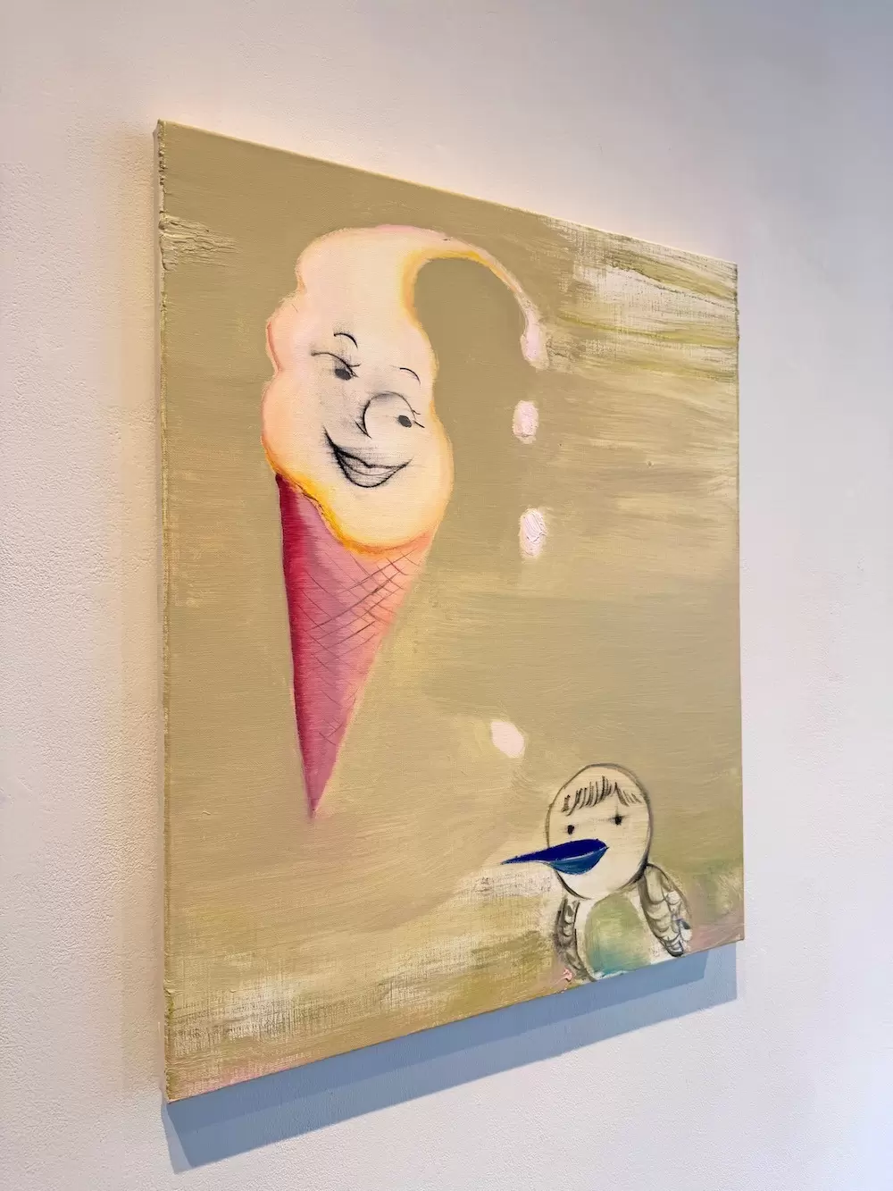 ソフトクリーム、とり by 鈴木玲美 | 現代アートの販売・通販 | ArtSticker