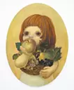 Self-Portrait [Eating “Caravaggio's basket of fruit”.] 
