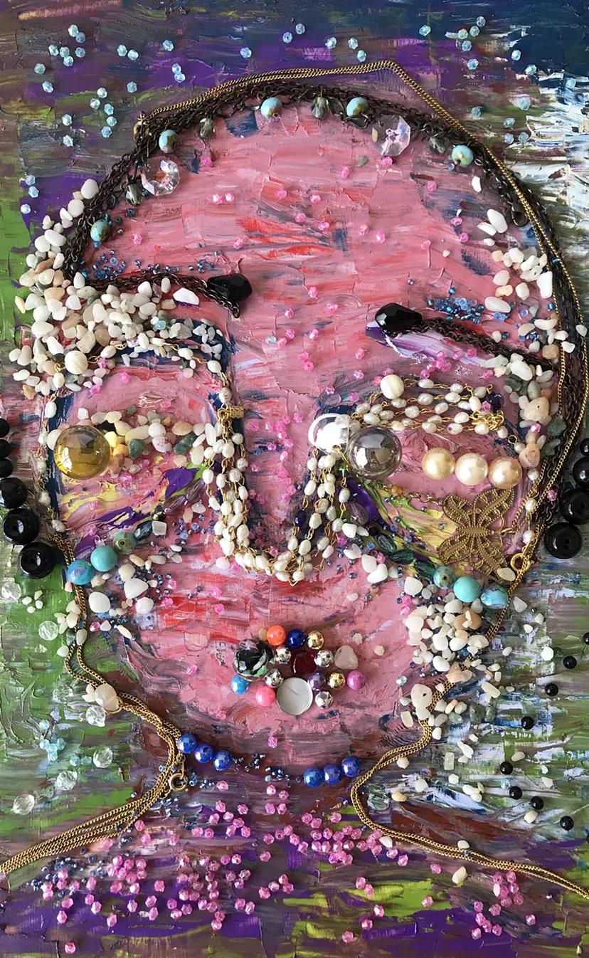 絵画 ainess 府川貢「ヒンズークシュの羊飼い（アフガニスタン）」油絵・P15