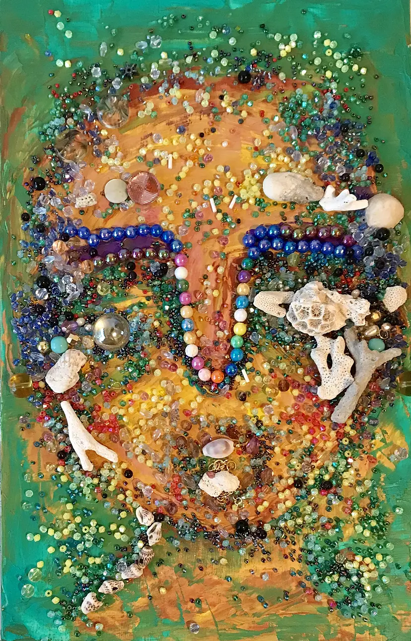 現代アート「塗って笑って」（未来絵画） muse no,91 by 小田香 | 現代アートの販売・通販 | ArtSticker
