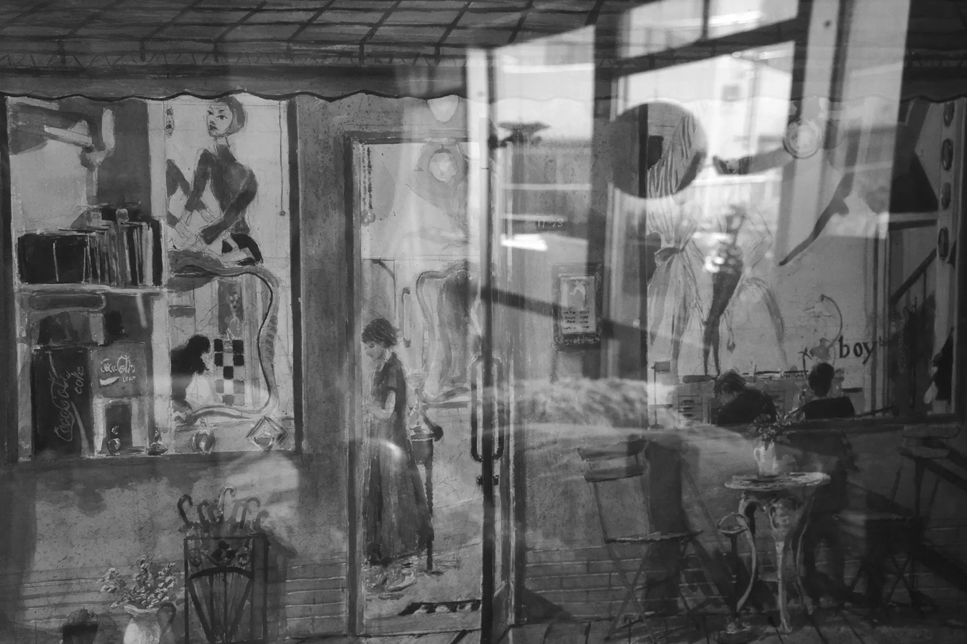 「STAY HOME」〜no.1 "反射する絵 Painting with Reflections"